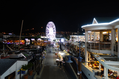 観覧車から見える夜の安全なエリア