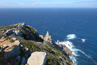 地図を思い浮かべながら喜望峰に浸る