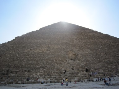 ピラミッド内部の不思議な感覚