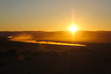 毎回違う夕暮れの美しさ