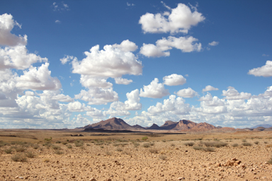 アフリカの大地を思わせる雲の風景
