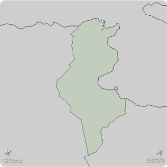 チュニジアの地図