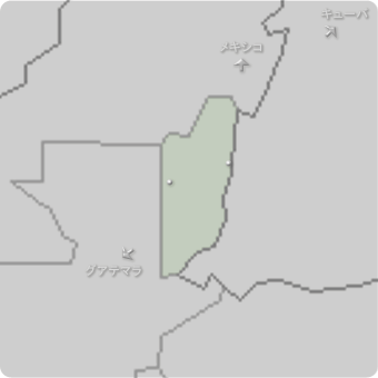 ベリーズの地図
