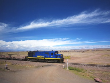 のんびりとした列車の旅が似合う景色