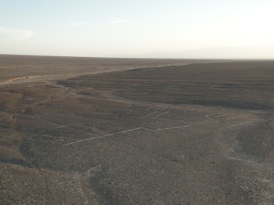 地上絵よりも目を引く絶景の広がり