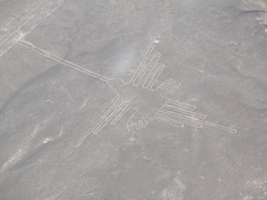 ナスカのハチドリの地上絵