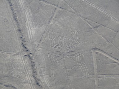 校庭に描いた絵を思い出すナスカの線