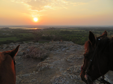 いつもと違って見える夕日の美しさ