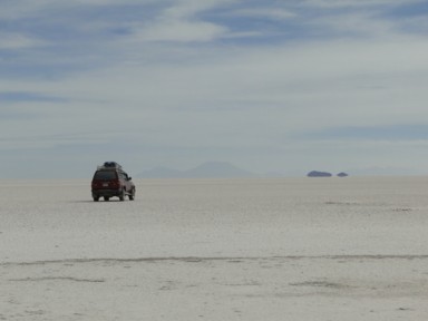 地平線の下から現れる陸地の神秘