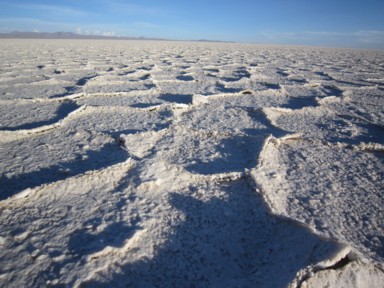 結晶を踏みしめるザクザク音の快感