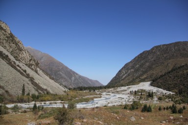 アッパーアラアルチャへの登山道