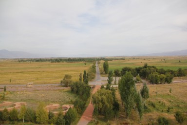 ブラナの塔の上から眺める何もない大地