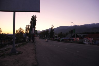 チョルポン・アタの夕暮れの景色