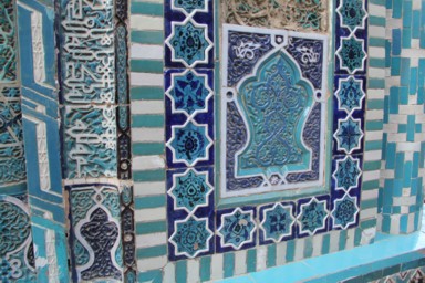 幾何学模様が美しい装飾