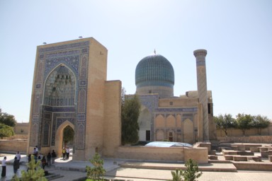 歴史的遺跡の独自性を感じる風景