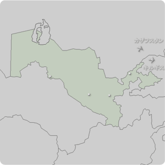 ウズベキスタンの地図