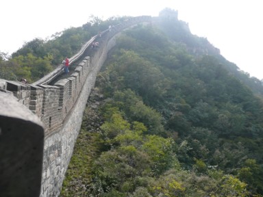 八達嶺長城の城壁