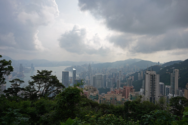 ルガード・ロードからの高層ビル群