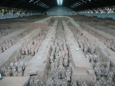 兵馬俑の7000体の兵士たちの表情