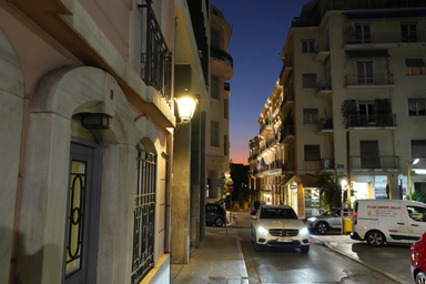 帰り道に見上げた夕暮れの空