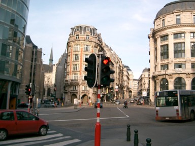 首都ブリュッセルに広がる古風な街並み