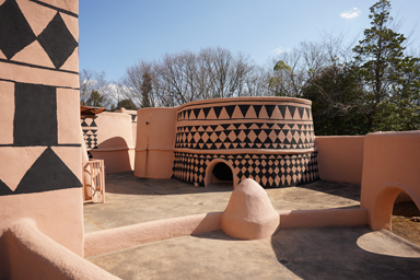 リトルワールドの西アフリカの家