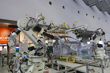 トヨタ産業技術記念館のロボット