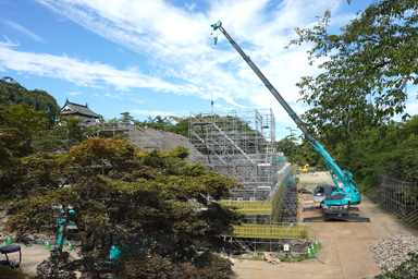 弘前城の石垣修復