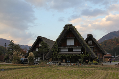 世界遺産の白川郷