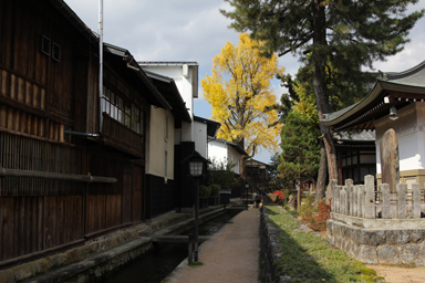 飛騨古川の町並みと水路