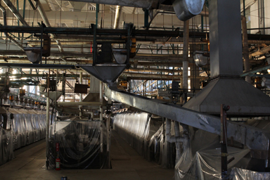 富岡製糸場の静かな展示室