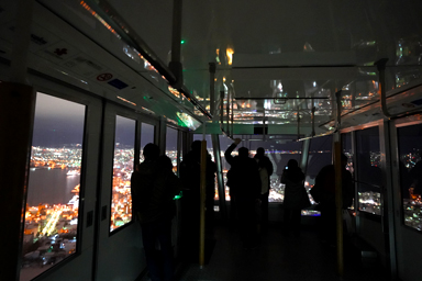 函館山のロープウェイ