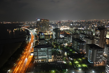 福岡タワーからの街の眺め