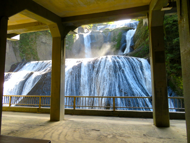 袋田の滝の観瀑台