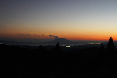 霧島からの桜島