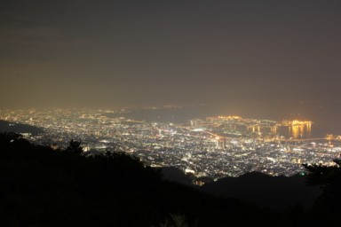 日本三大夜景の掬星台
