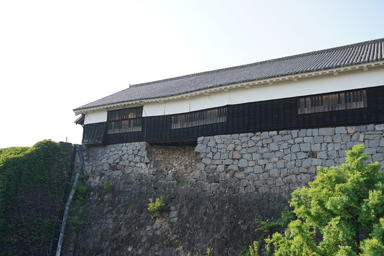 熊本城の崩れた石垣