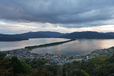 傘松公園スカイデッキからの天橋立