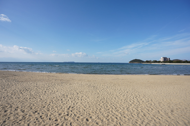 父母ヶ浜の潮の引いた時間