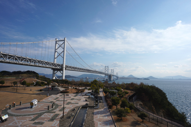 与島PAからの瀬戸大橋