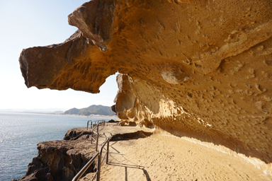 鬼ヶ城の鬼の見張場の奇岩