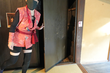 伊賀流忍者博物館の忍者と仕掛け