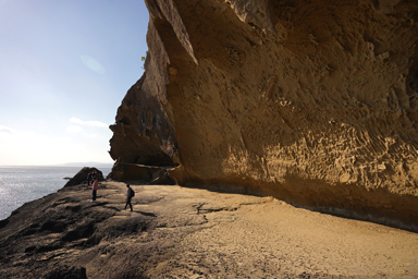 鬼ヶ城のそり立つ奇岩