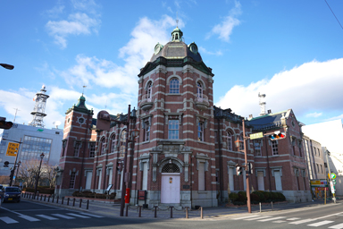盛岡の岩手銀行赤レンガ館