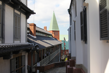 大浦教会の景色