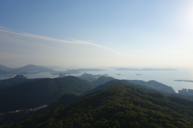稲佐山からの島々