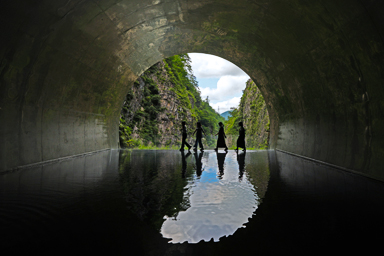 清津峡のパノラマステーション
