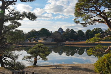 後楽園から岡山城