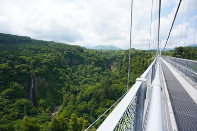 九重“夢”大吊橋からの眺め