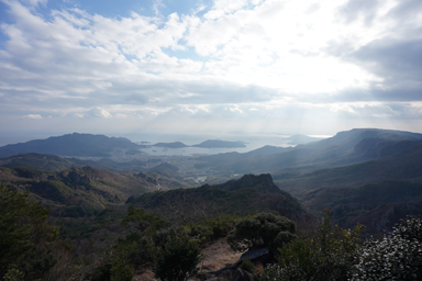 寒霞渓の展望台からの眺め